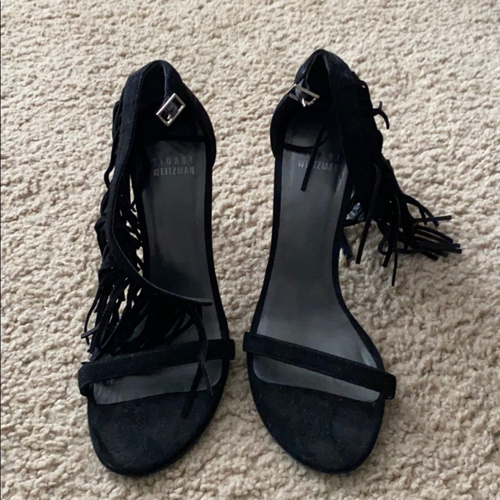 ++Stuart Weitzmam “Love Fringe” high-heels++
